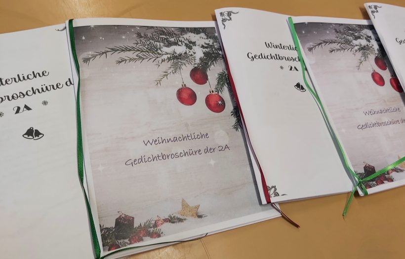 Vorfreude auf Weihnachten in der 2A