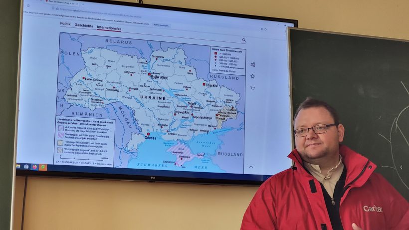 Ukrainischer Pater zu Gast im BG/BRG Amstetten
