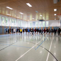 Training von früh bis spät!