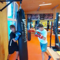 Voller Einsatz beim Boxen und in den Slings