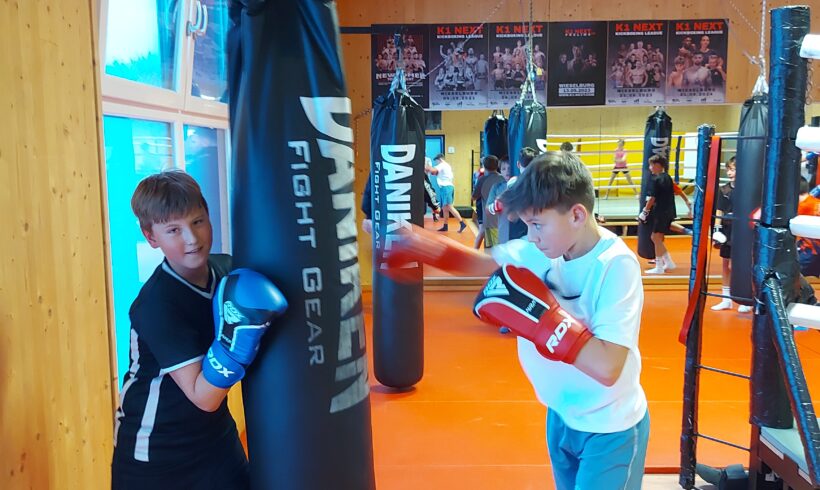 Voller Einsatz beim Boxen und in den Slings